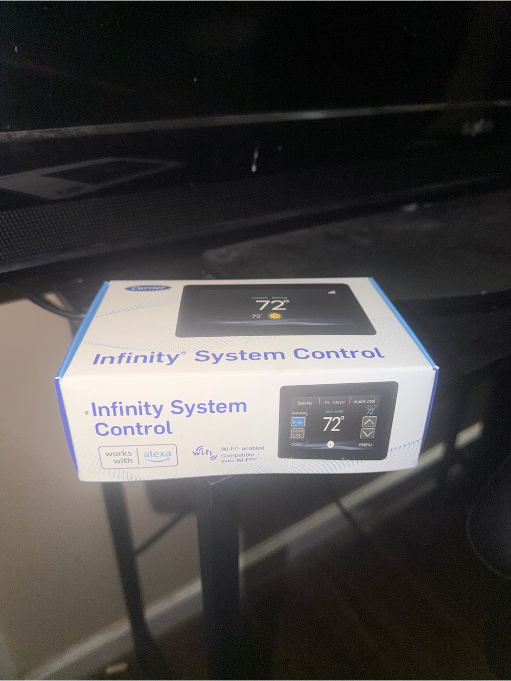 Infinity System Control Smart Thermostat - Black/White - Picture 2 of 3